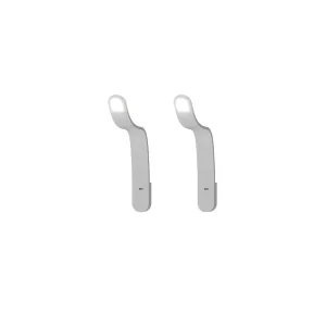 סט של שתי מנורות קריאה LED לבנות Lenart LEDUSB2B עם שקעי USB–C