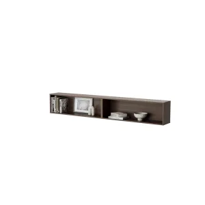 מדף קיר תלוי עם מחיצה Lenart Bed Concept BC-30 בגימור אלון דונין
